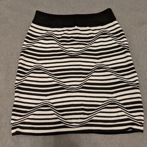 Guess by Marciano LA Black White Bodycon Skirt XS